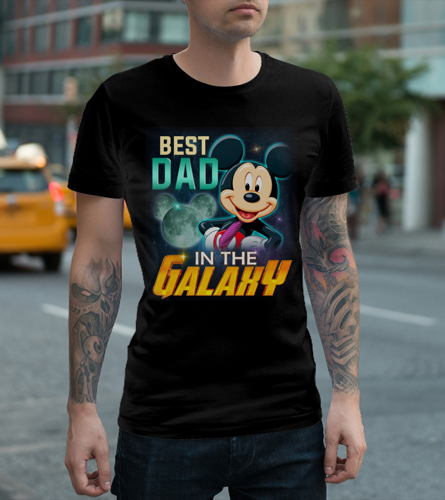 BEST DAD MICKEY IN THE GALAXY T-Shirt