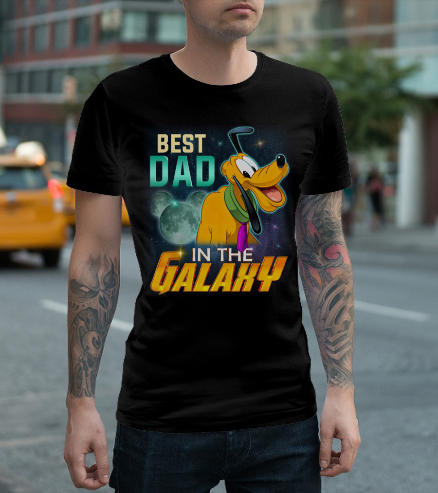 BEST DAD PLUTO IN THE GALAXY T-Shirt