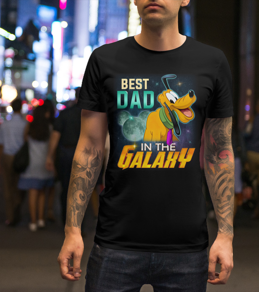 BEST DAD PLUTO IN THE GALAXY T-Shirt