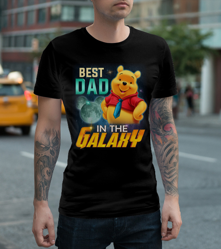 BEST DAD IN THE GALAXY POOH T-Shirt