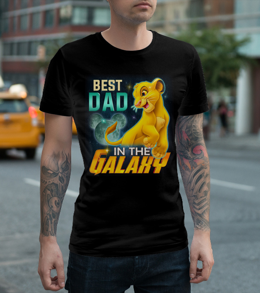 BEST DAD IN THE GALAXY SIMBA T-Shirt