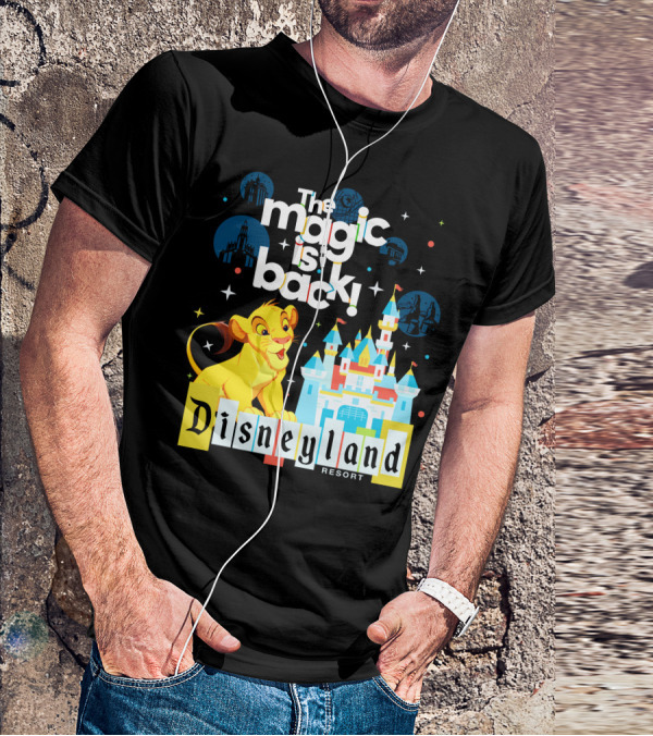 The Magic Is Back Disneyland Resort Simba Lion King T-Shirt