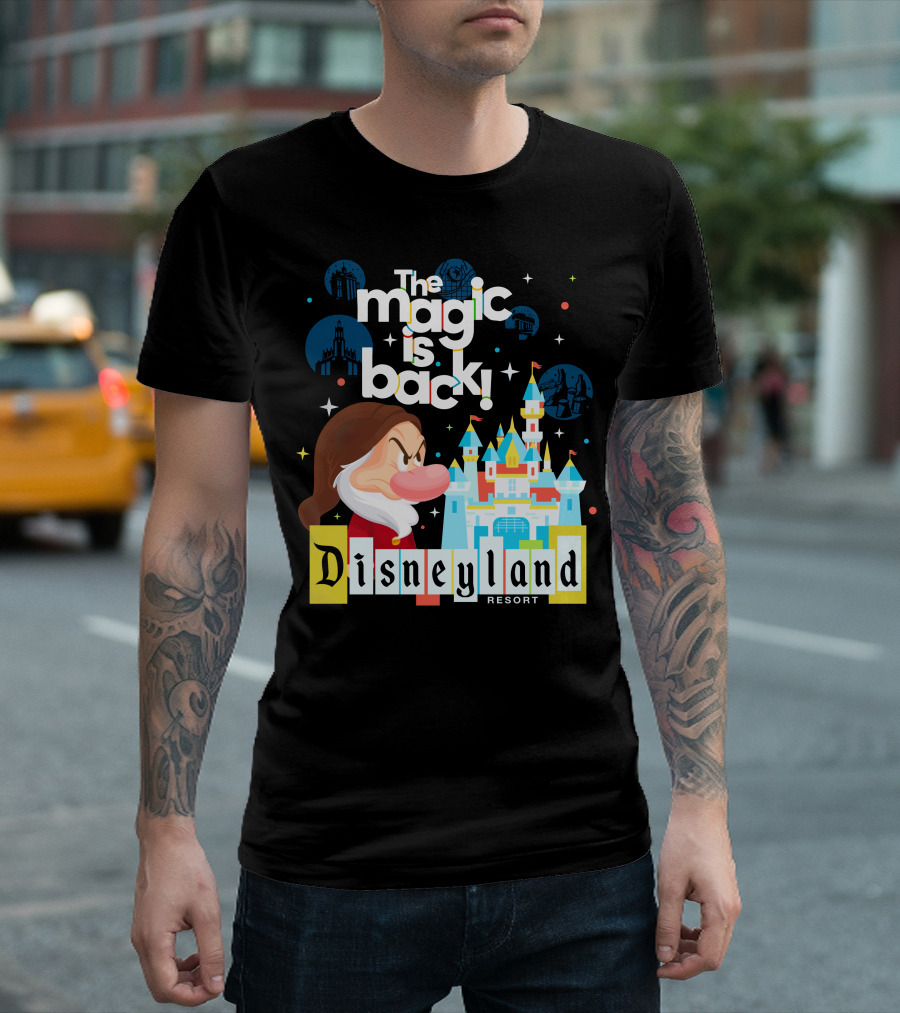 The Magic is Back Grumpy Disneyland Resort T-Shirt