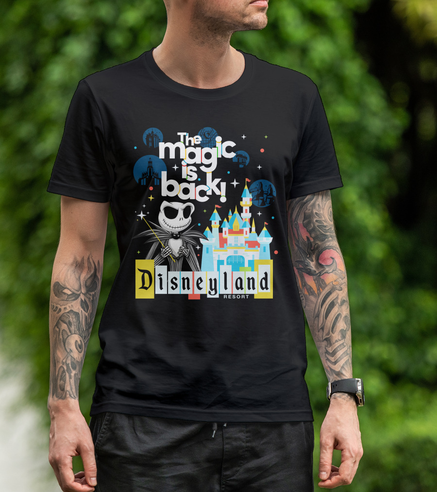The Magic Is Back Jack Skellington Disneyland Resort T-Shirt