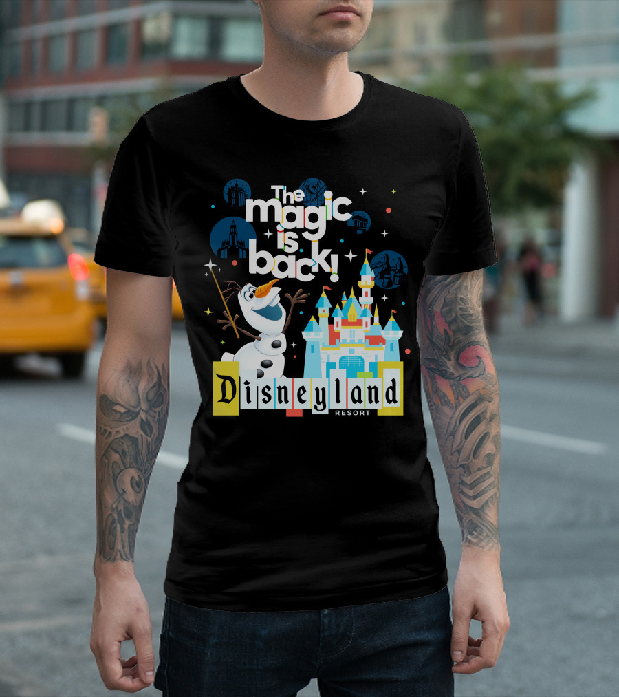 The Magic is Back Olaf Disneyland Resort T-Shirt