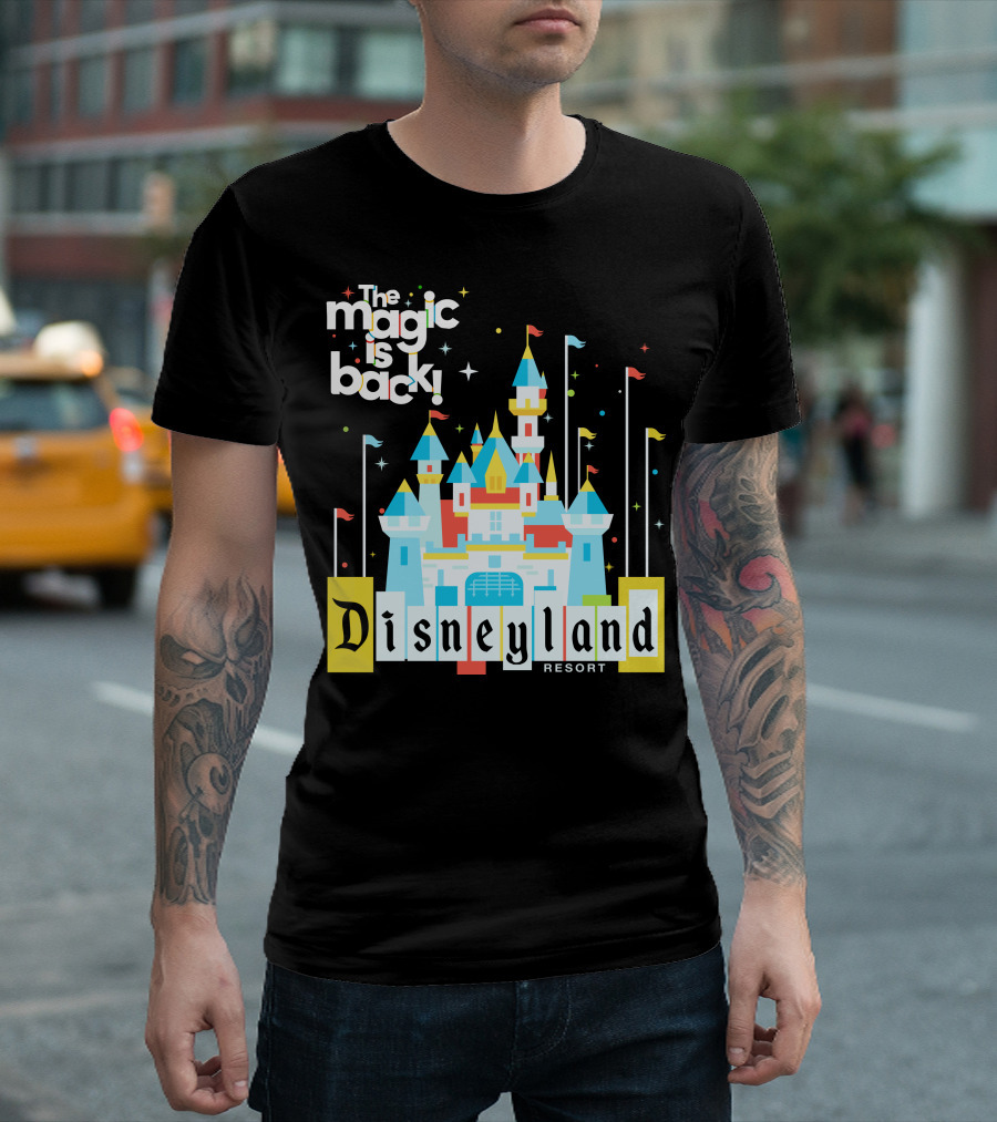Disneyland Resort The Magic Is Back Castle T-Shirt