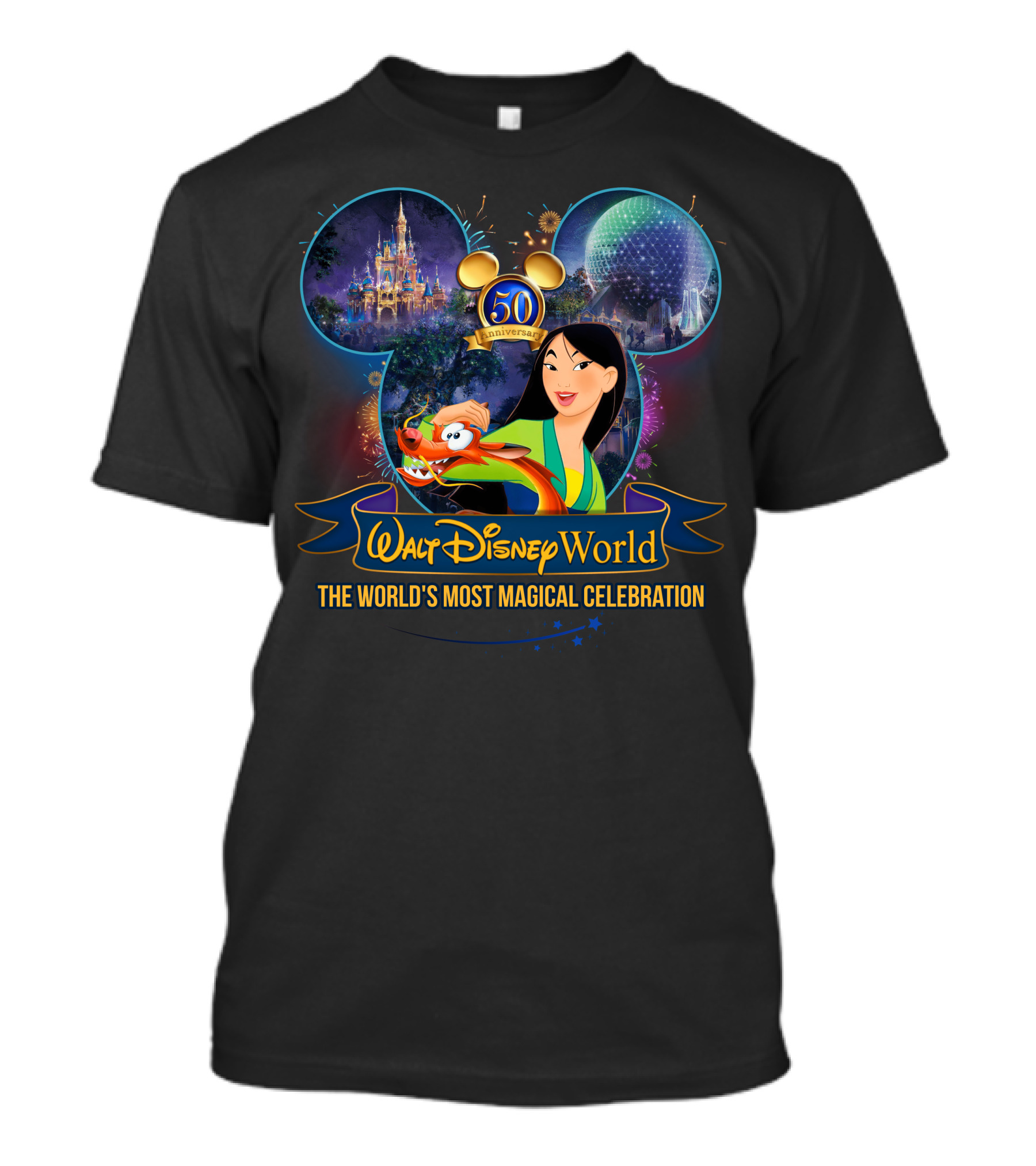 Walt Disney World 50th Anniversary Mulan The World's Most Magical T-Shirt