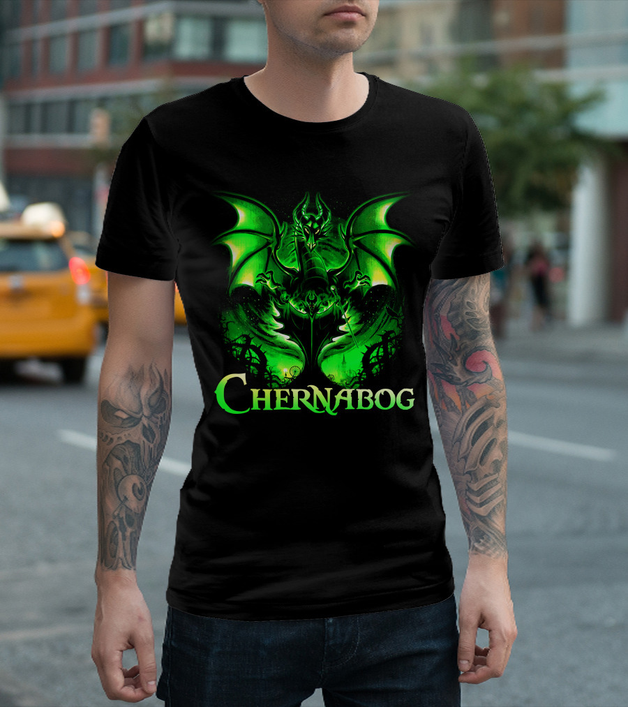 Chernabog Green Dragon Fantasy T-Shirt