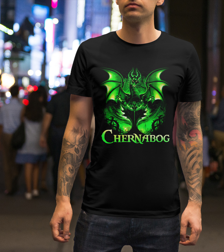 Chernabog Green Dragon Fantasy T-Shirt