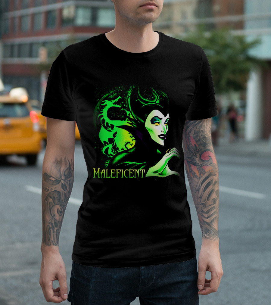 Maleficent 4 Green Dragon Iconic Character T-Shirt