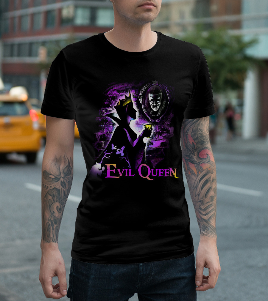 Evil Queen With Magic Mirror And Potion T-Shirt