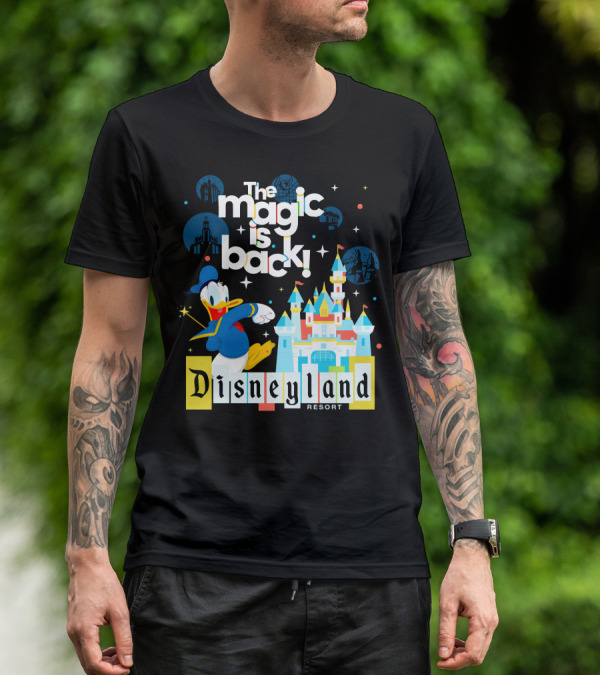 The Magic Is Back Disneyland Resort Donald Duck T-Shirt