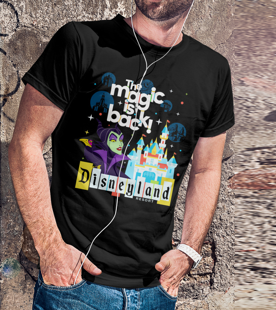 The Magic Is Back Maleficent Disneyland Resort T-Shirt