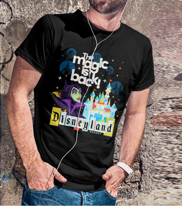 The Magic Is Back Maleficent Disneyland Resort T-Shirt