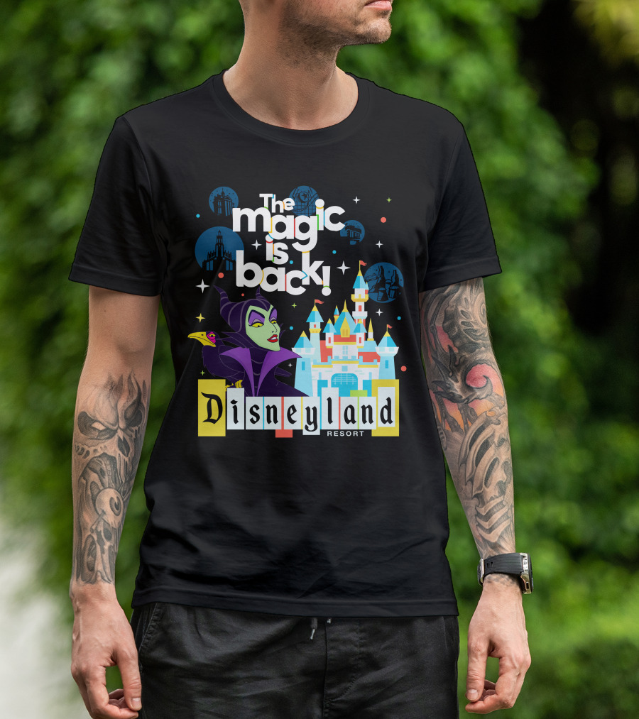 The Magic Is Back Maleficent Disneyland Resort T-Shirt