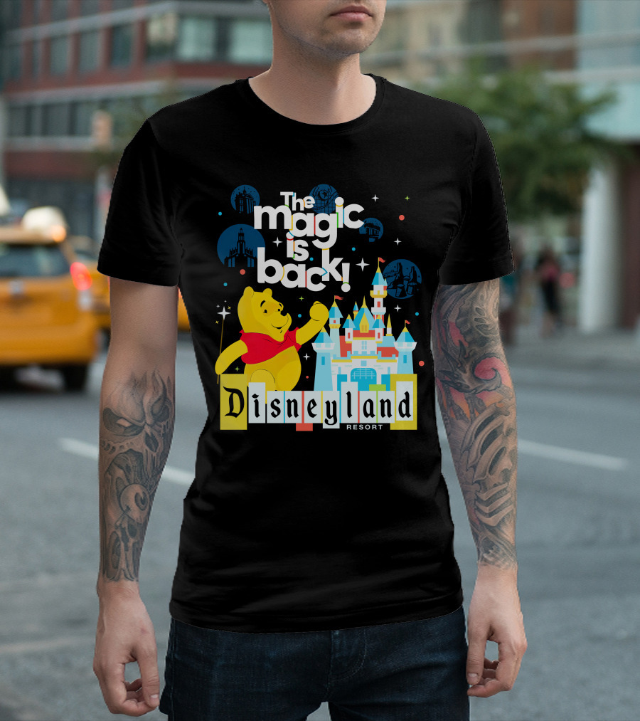 The Magic Is Back Pooh Disneyland Resort T-Shirt