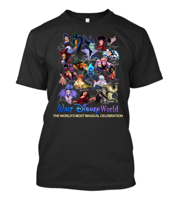 Walt Disney World Villains The World's Most Magical Celebration T-Shirt