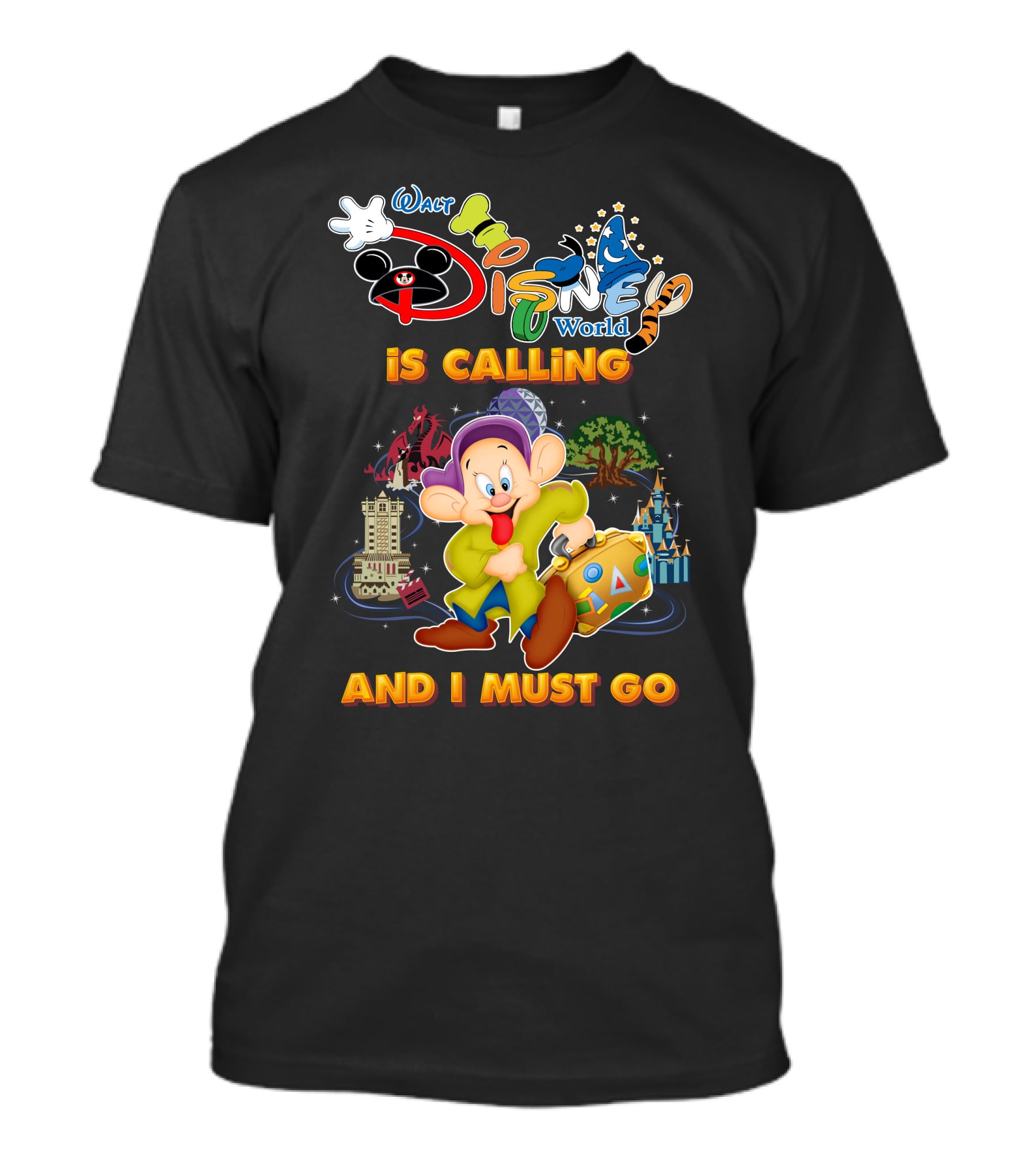 Walt Disney World Is Calling And I Must Go Dopey T-Shirt