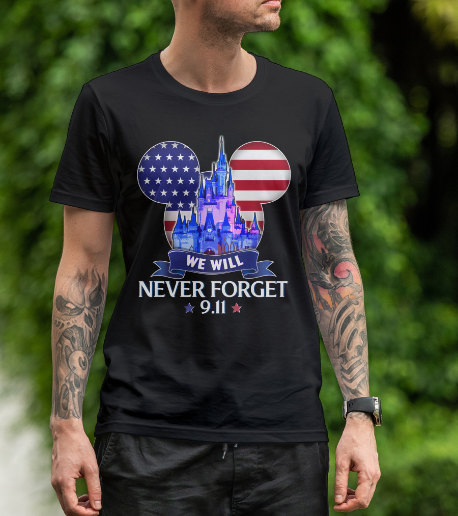 Castle We Will Never Forget 9.11 T-Shirt