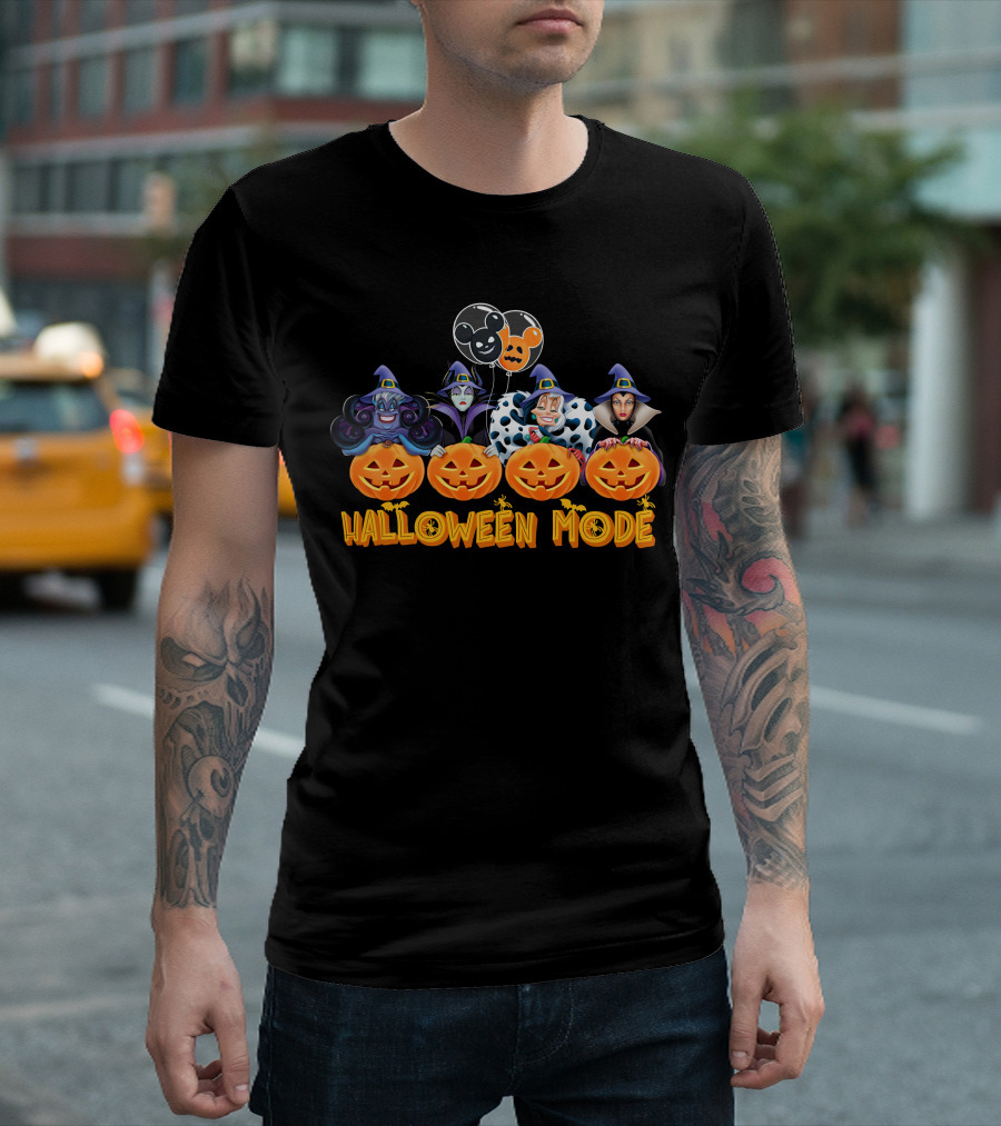 Halloween Mode Villains Pumpkins T-Shirt