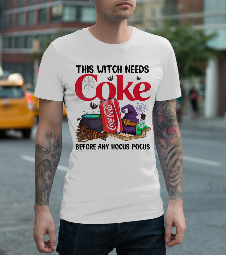 This Witch Needs Coke Before Any Hocus Pocus T-Shirt