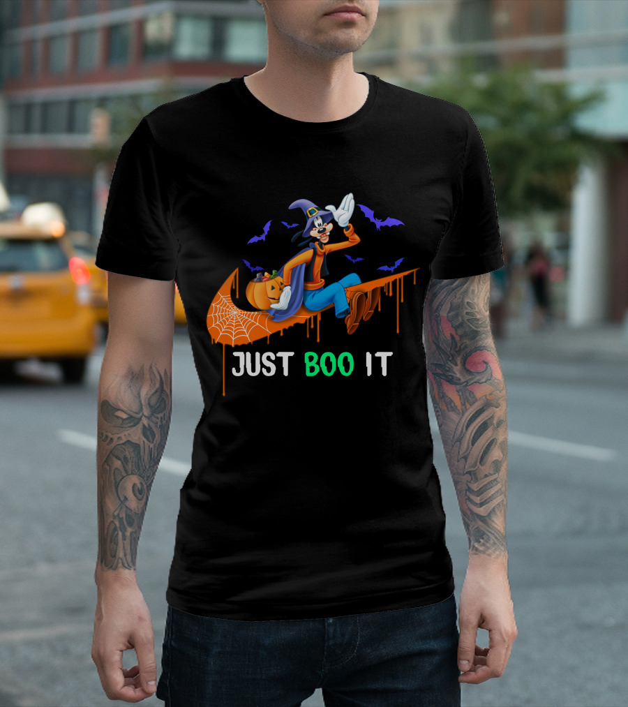 Just Boo It Goofy Halloween Nike T-Shirt