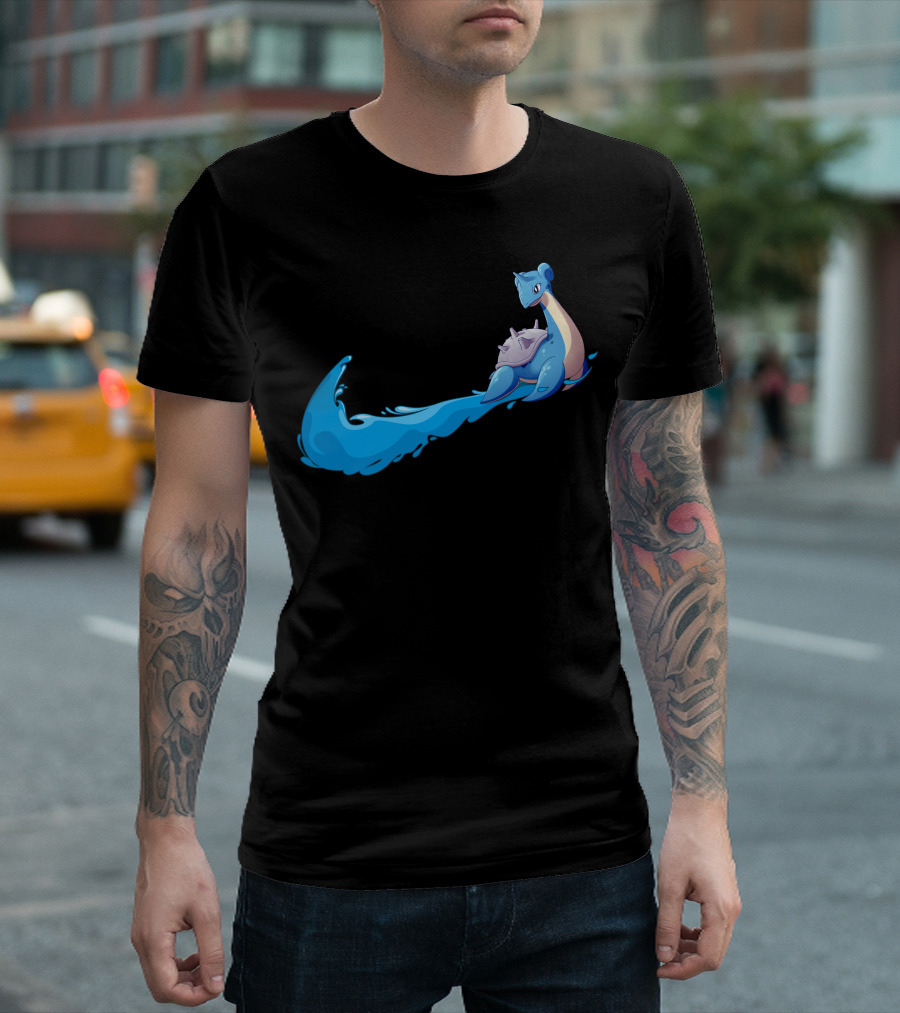 Lapras Water-Type Pokémon Splash T-Shirt