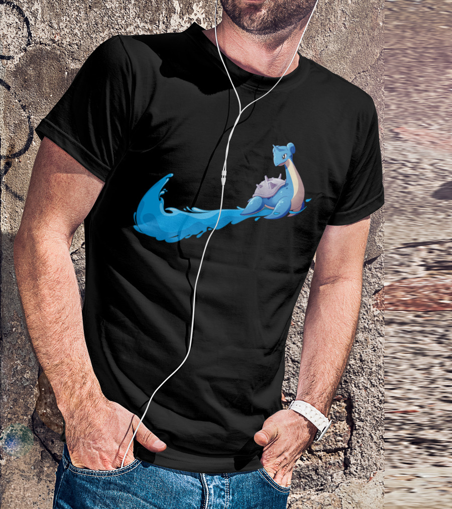 Lapras Water-Type Pokémon Splash T-Shirt