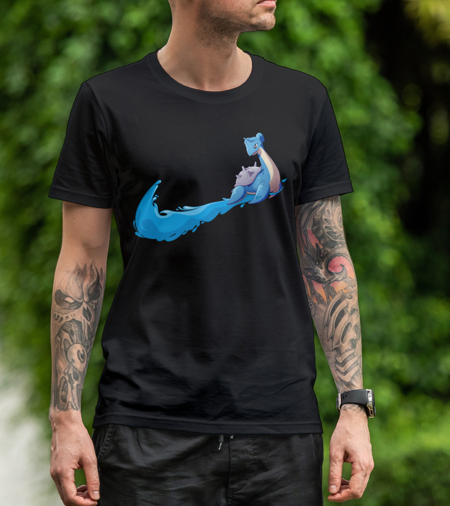 Lapras Water-Type Pokémon Splash T-Shirt