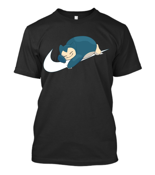 Snorlax Sleeping On Swoosh T-Shirt