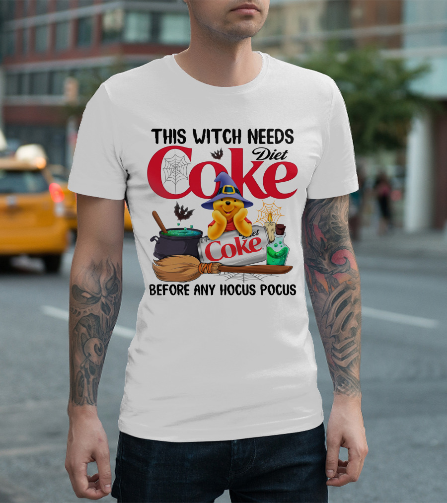 This Witch Needs Diet Coke Before Any Hocus Pocus T-Shirt