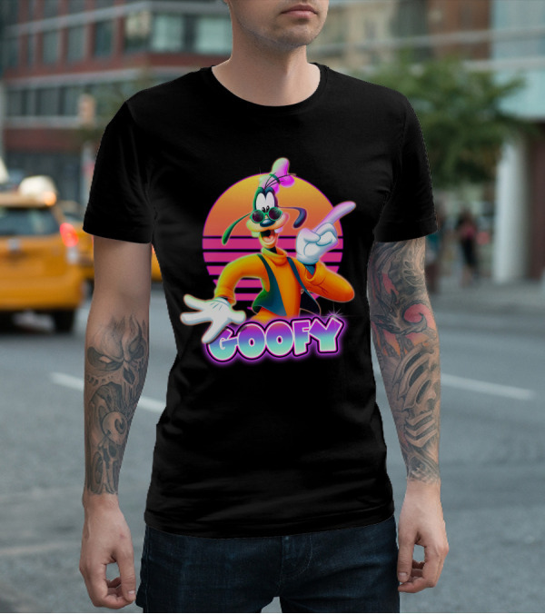 Goofy Retro 80S Sunset Aesthetic T-Shirt