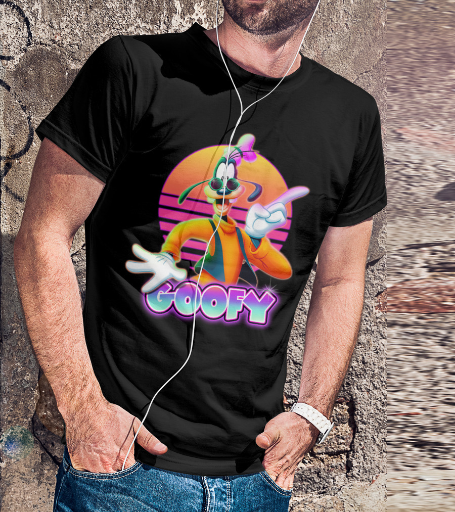 Goofy Retro 80S Sunset Aesthetic T-Shirt
