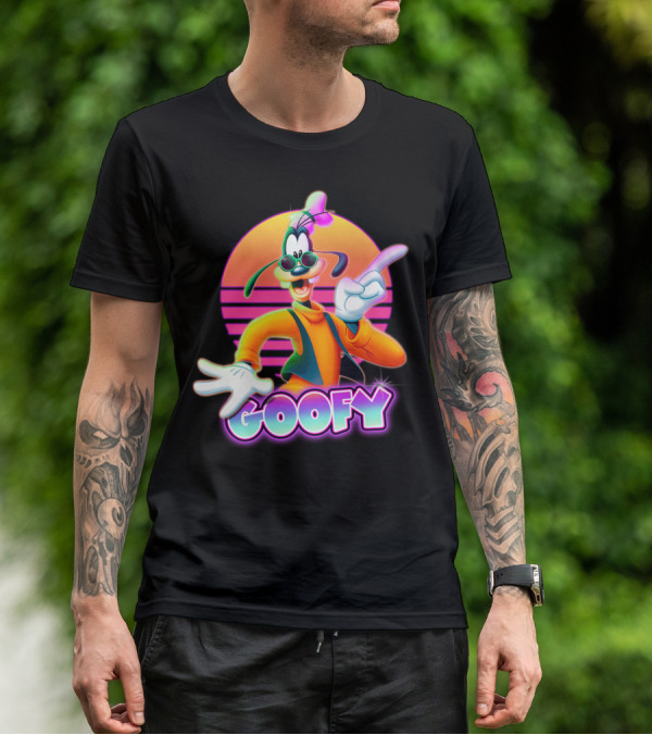 Goofy Retro 80S Sunset Aesthetic T-Shirt