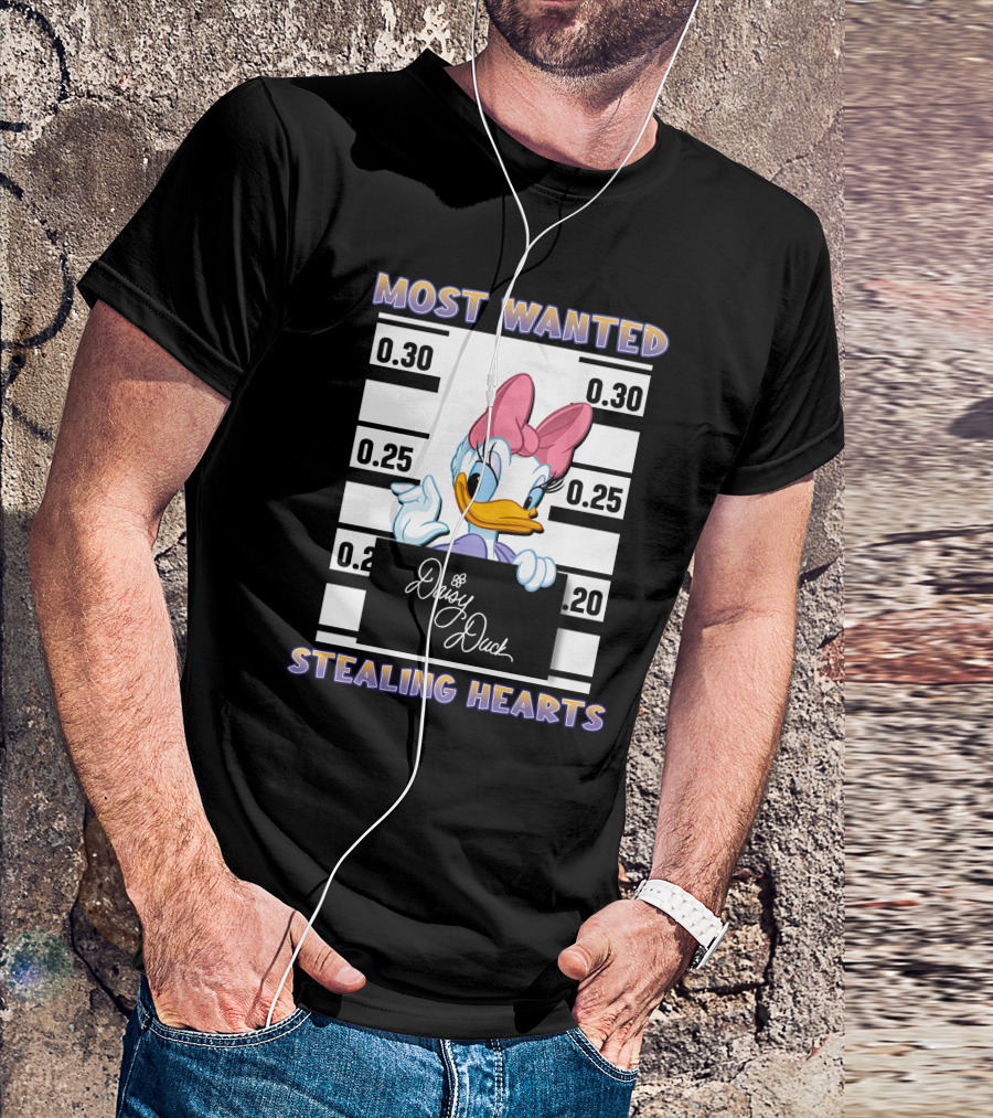 Most Wanted Daisy Duck Stealing Hearts T-Shirt