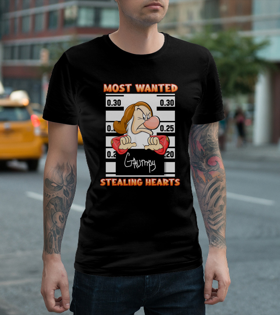 Most Wanted Grumpy Stealing Hearts T-Shirt