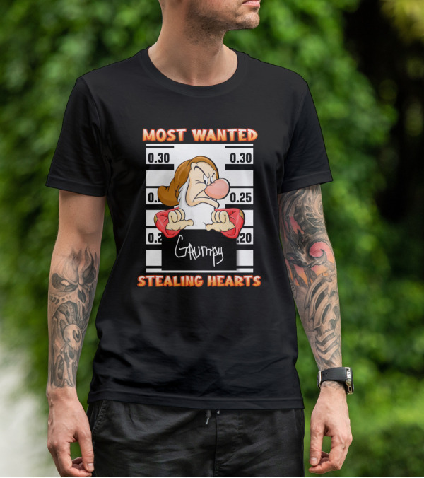 Most Wanted Grumpy Stealing Hearts T-Shirt