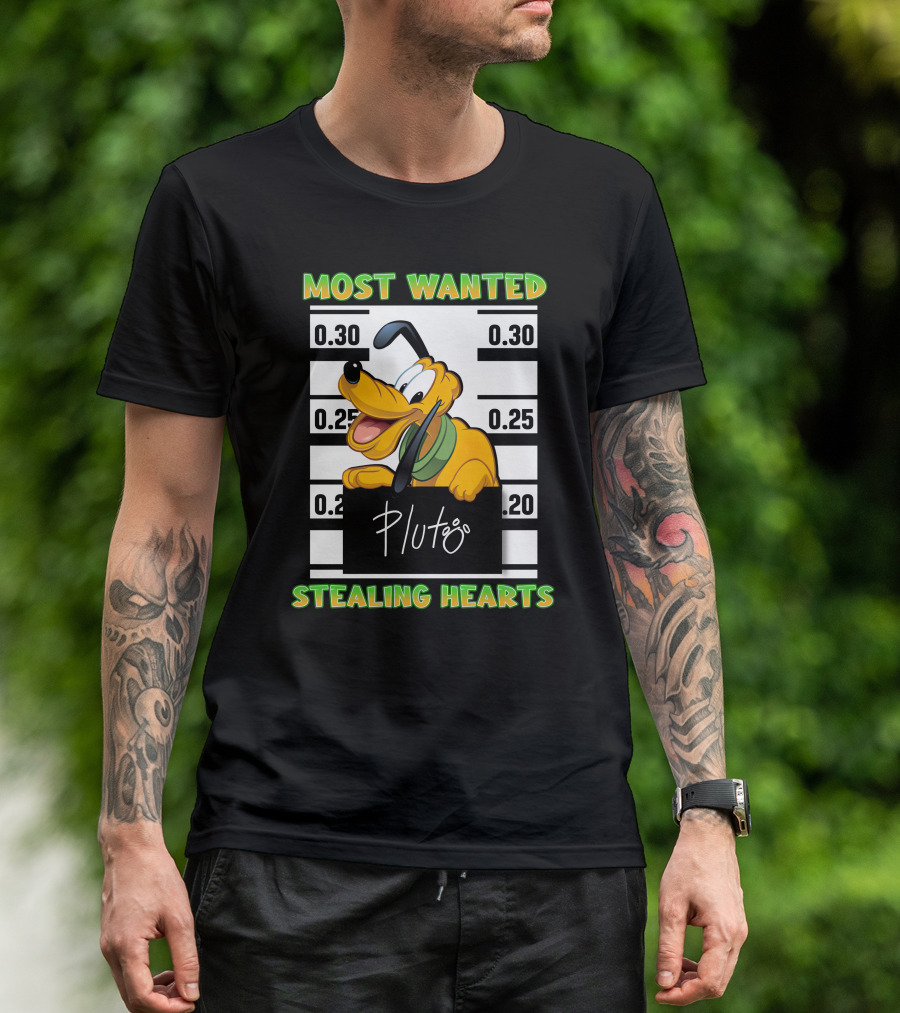 Most Wanted Stealing Hearts Pluto T-Shirt