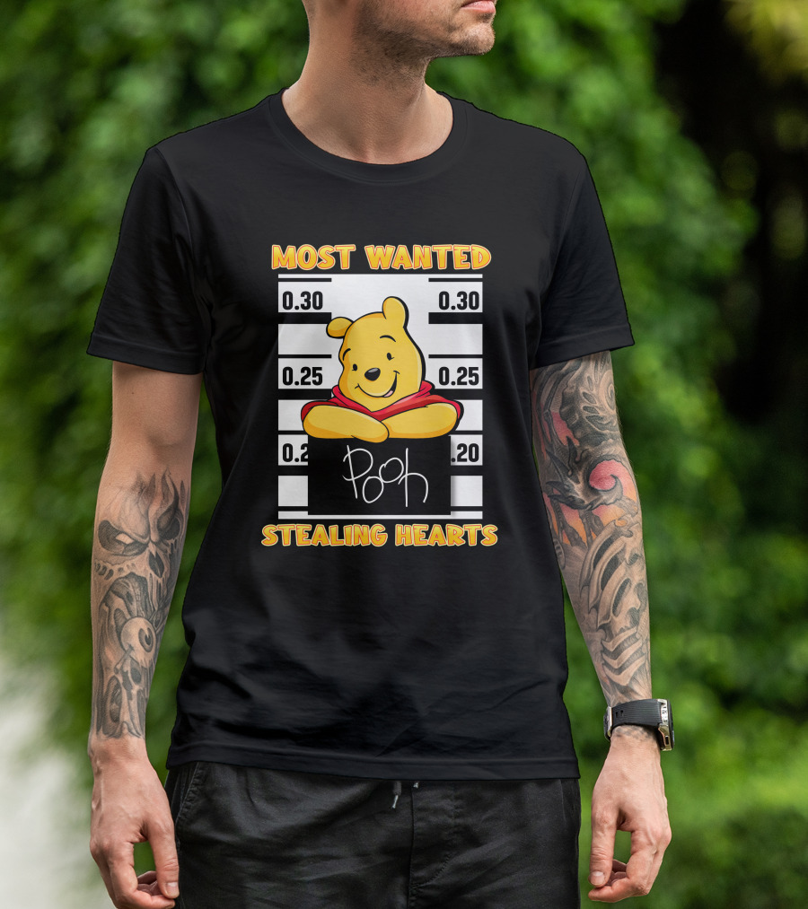 Most Wanted Pooh Stealing Hearts T-Shirt