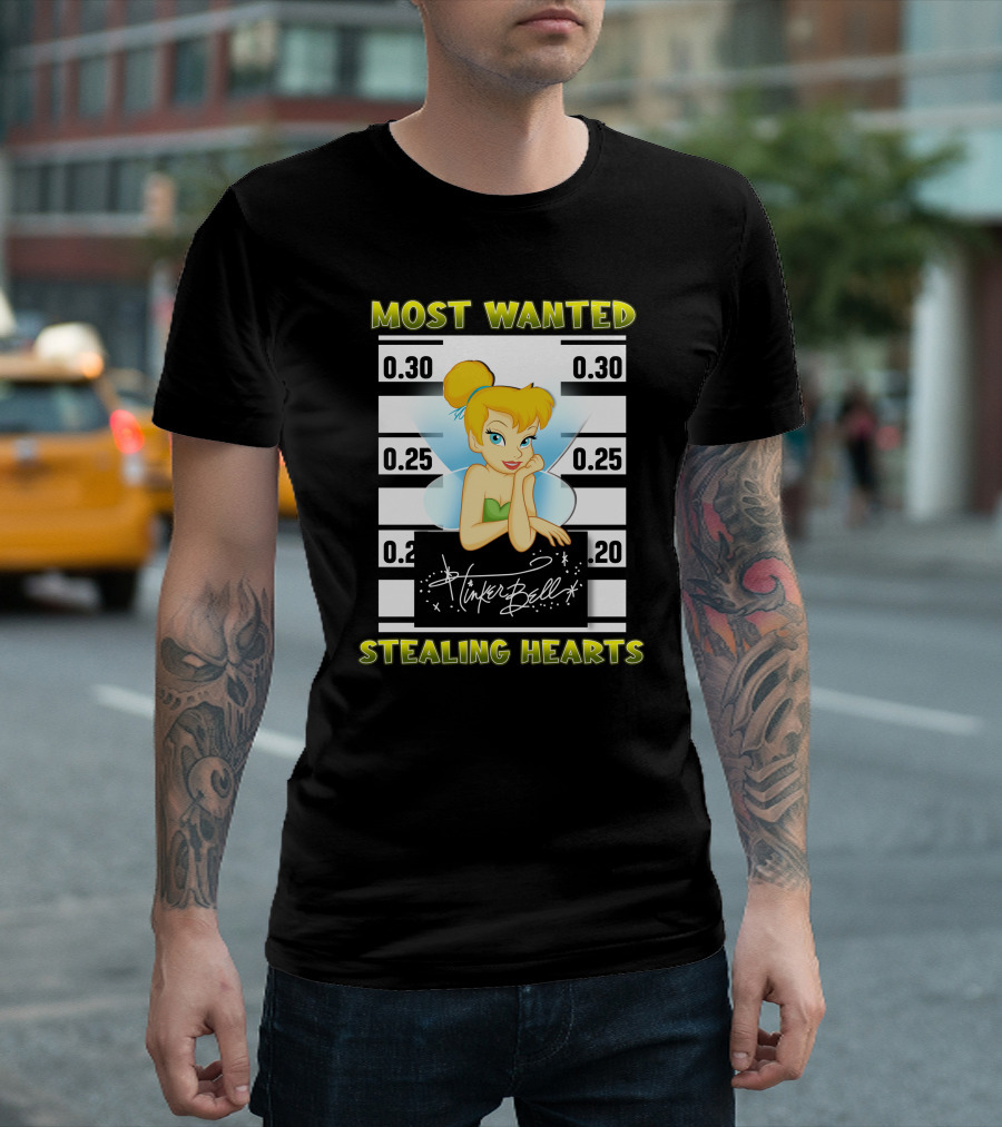Most Wanted Tinkerbell Stealing Hearts T-Shirt