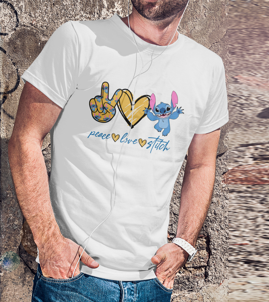 Peace Love Stitch T-Shirt