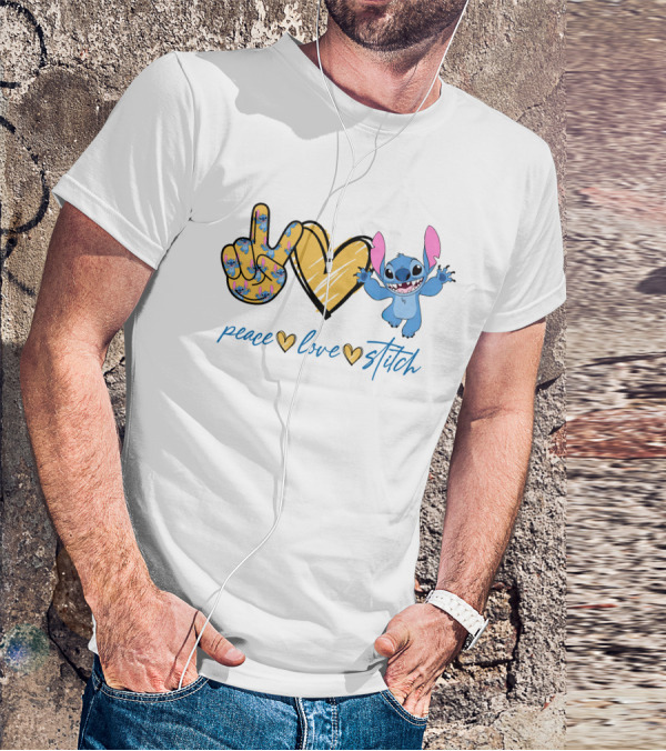 Peace Love Stitch T-Shirt