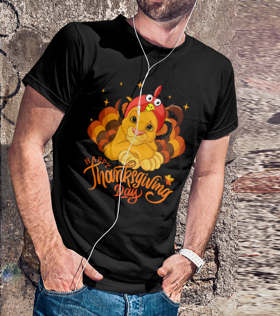 Simba Happy Thanksgiving Day T-Shirt