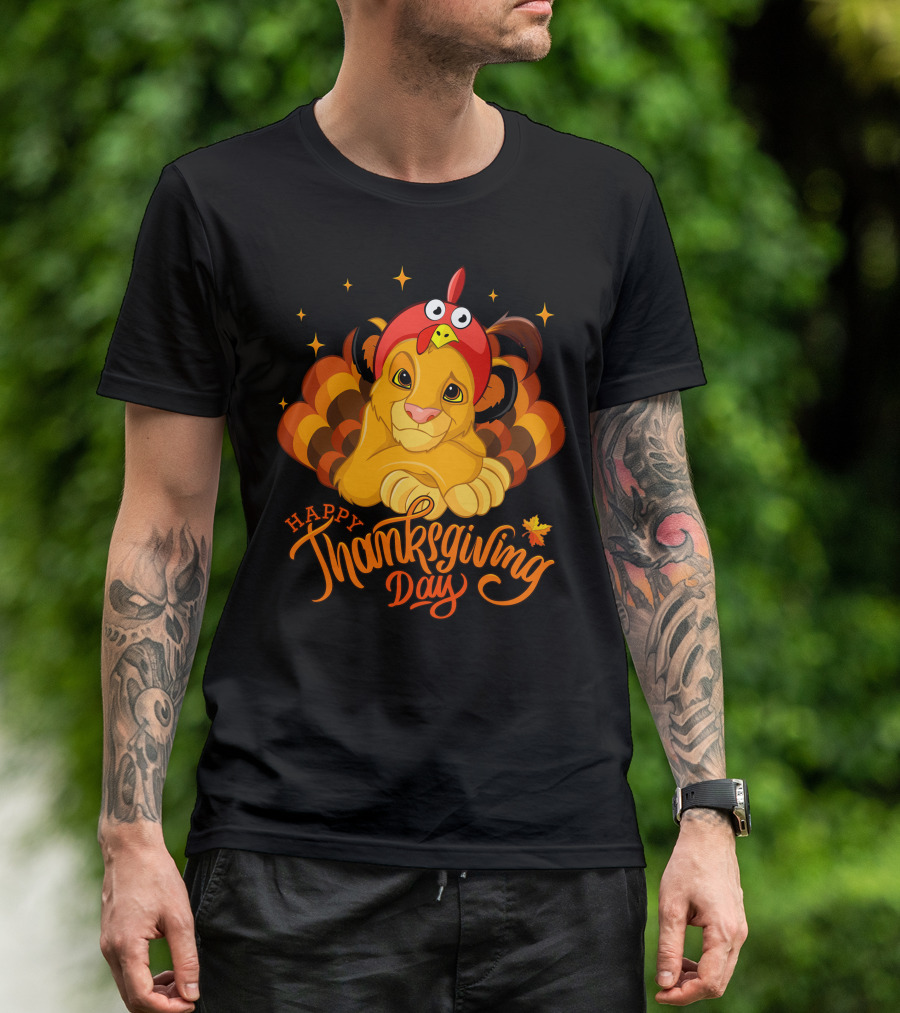 Simba Happy Thanksgiving Day T-Shirt