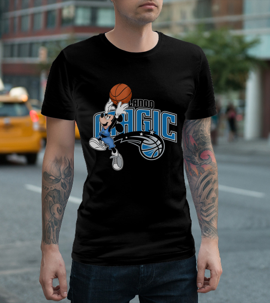 Mickey Orlando Magic Basketball T-Shirt