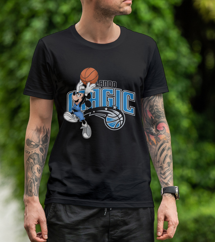 Mickey Orlando Magic Basketball T-Shirt