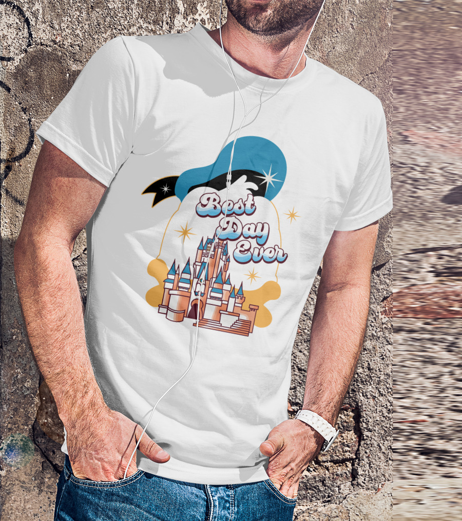 Best Day Ever Castle And Donald Hat T-Shirt