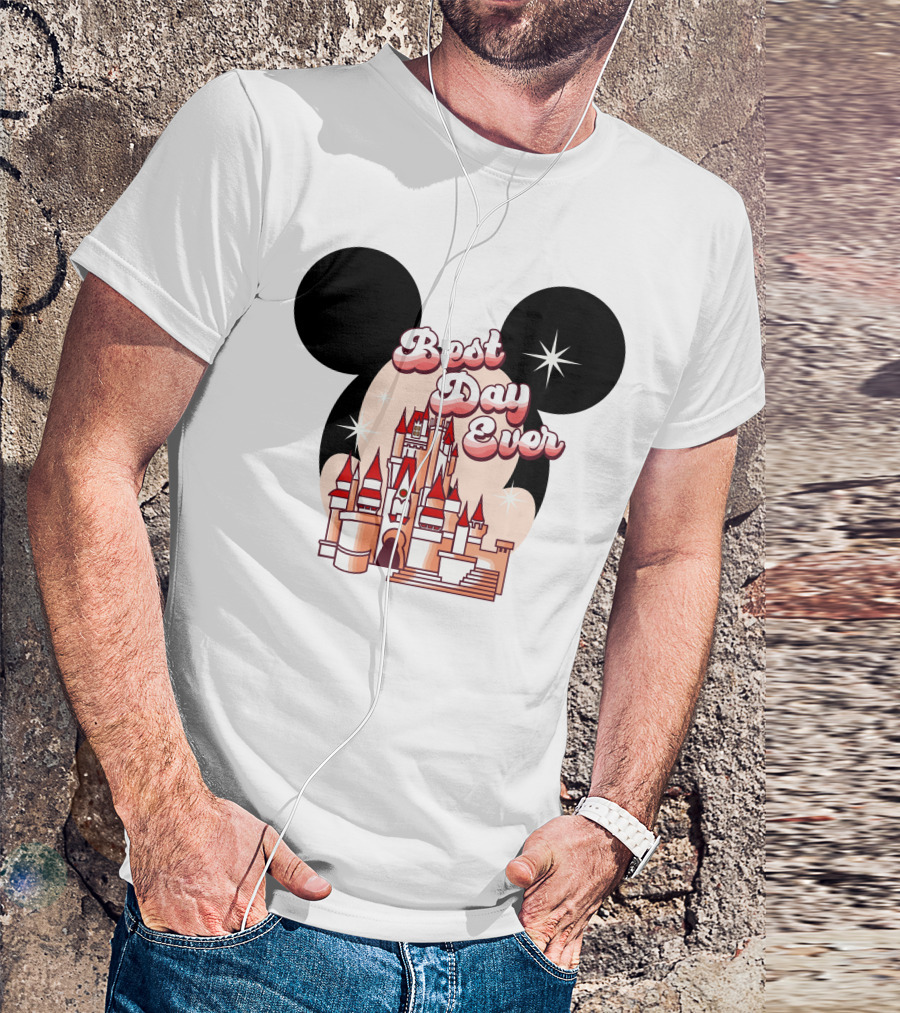Best Day Ever Mickey Castle T-Shirt
