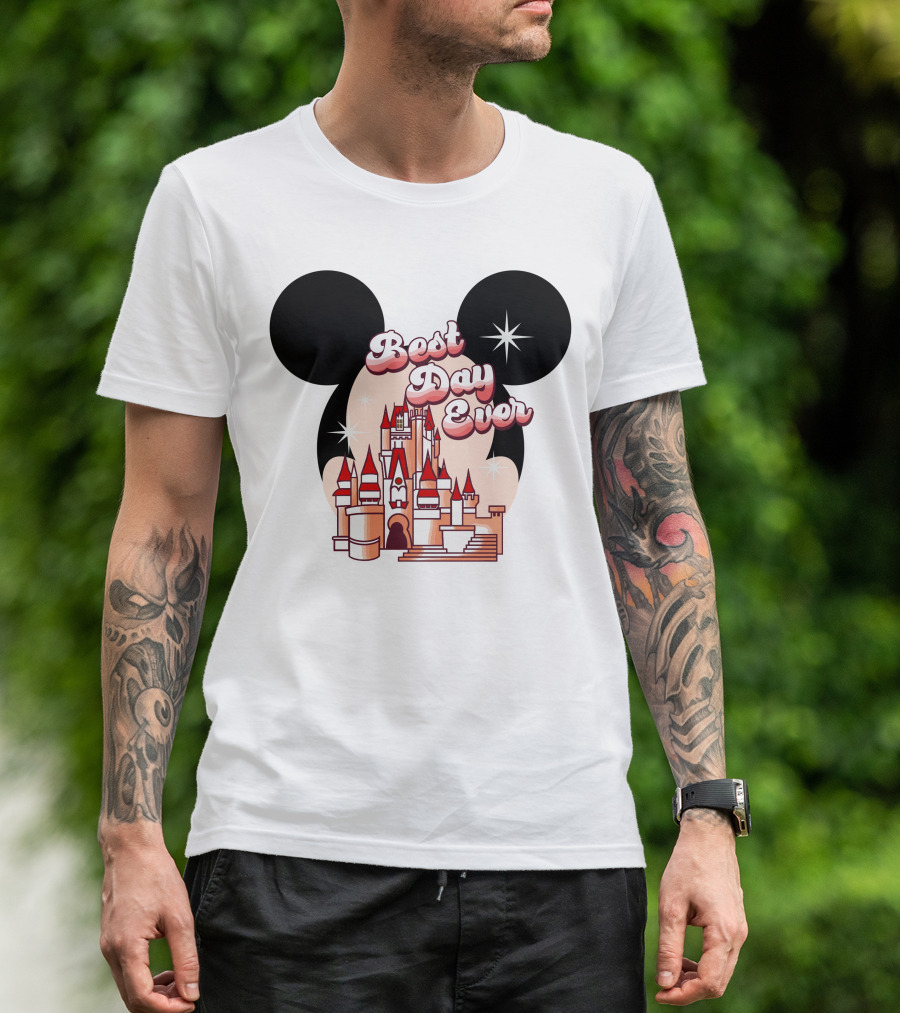 Best Day Ever Mickey Castle T-Shirt