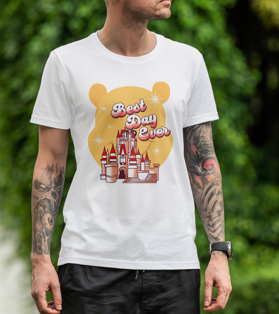 Best Day Ever Pooh Castle T-Shirt